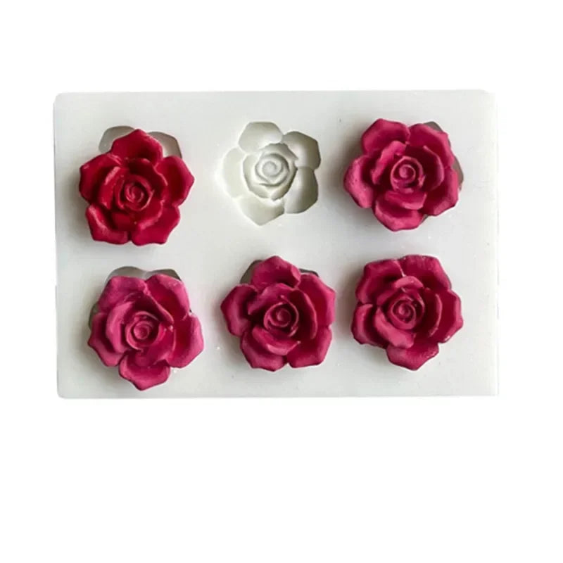 Rose Silikonform für Schokolade und Fondant – Flexibles Backwerkzeug