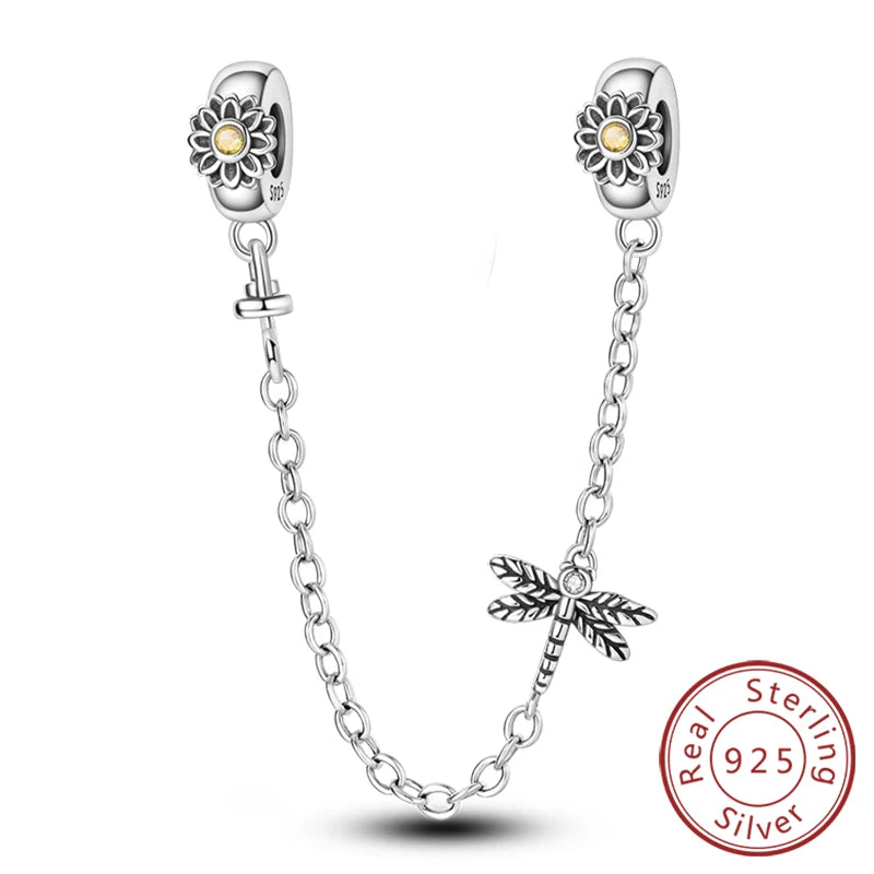 Funkelnder Schmetterlings-Charm aus 925 Sterlingsilber mit Zirkon – Elegant - Leicht