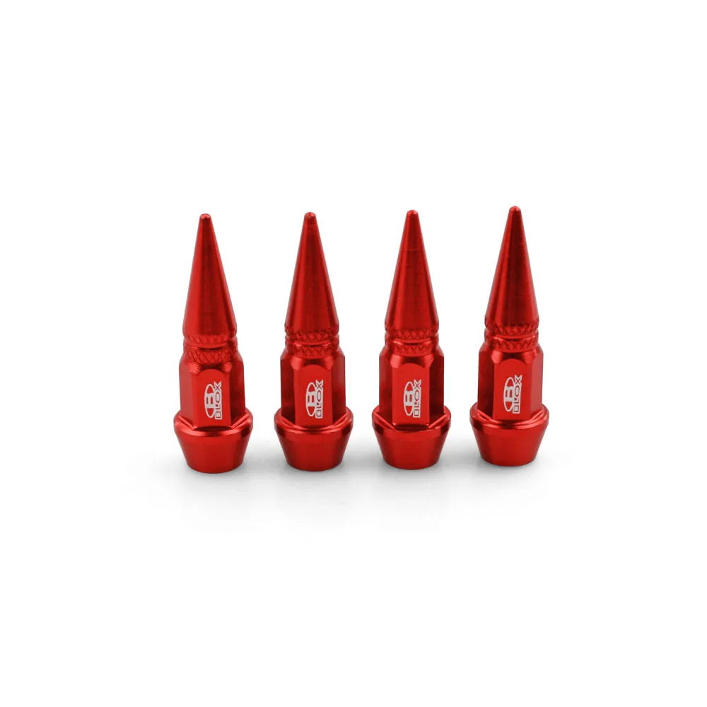 4x Universal Spike Reifen Ventilkappen Staubschutz Auto Motorrad Fahrrad