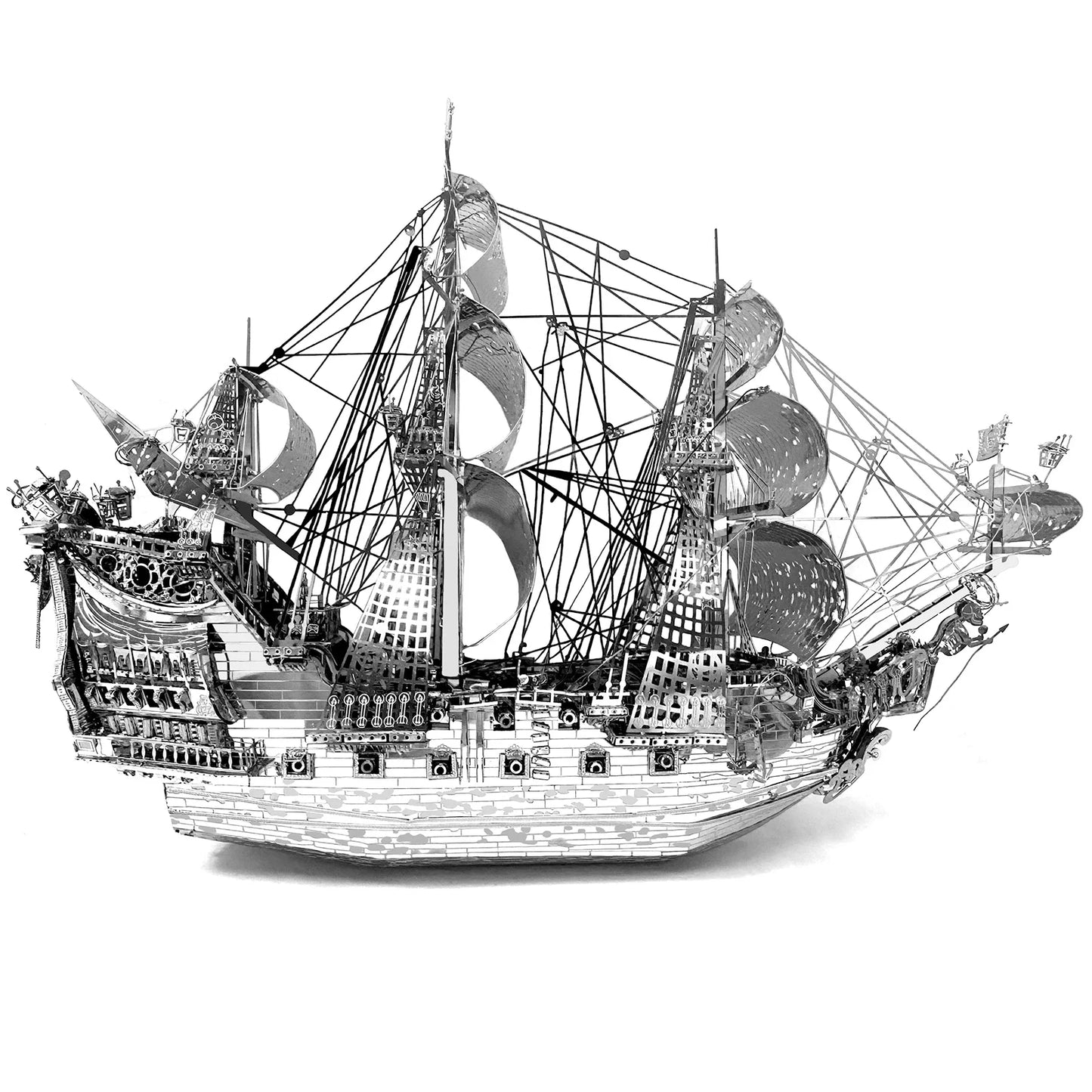 Queen Anne 3D Metall Puzzle Modell-Kits DIY Laser Cut Spielzeug