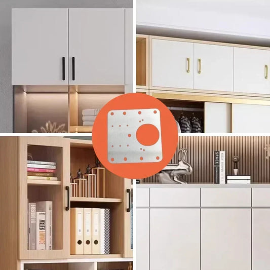 Metall Befestigungsplatte für stabile Reparatur von Schrankscharnieren