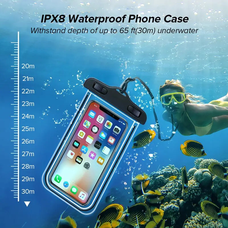 Wasserdichte Universaltasche 3,5-6,5 – Schutz fürs Handy beim Schwimmen - Outdoor