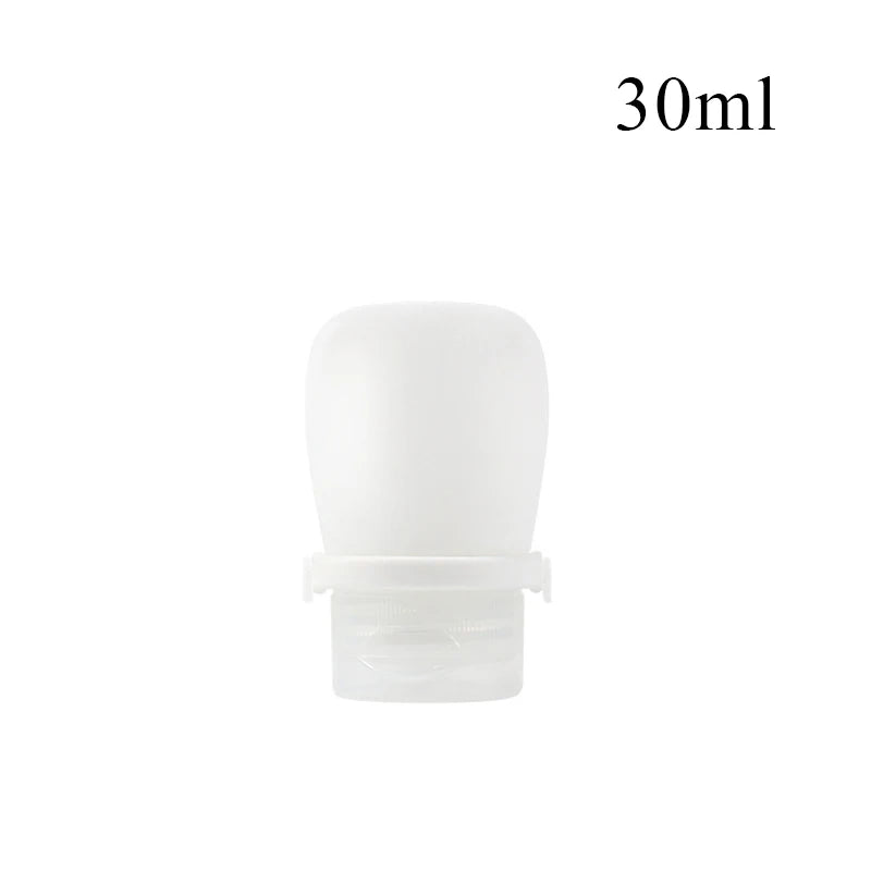 Auslaufsichere Silikon-Reiseflasche 30-90ml – flexibel, nachfüllbar - kompakt