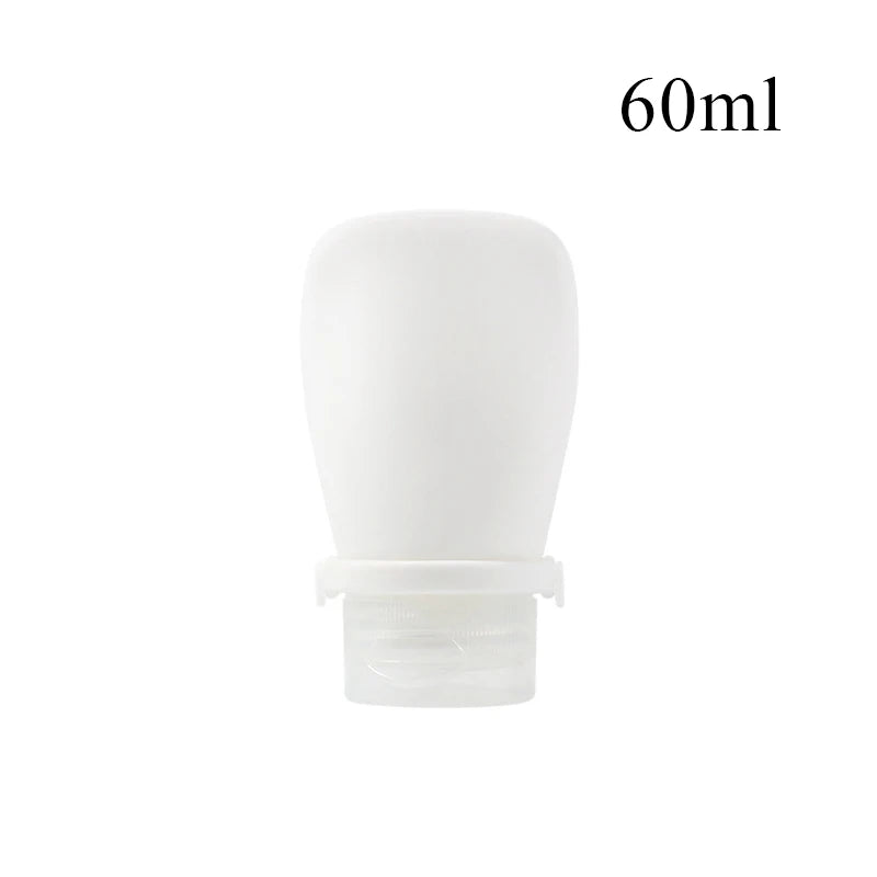 Auslaufsichere Silikon-Reiseflasche 30-90ml – flexibel, nachfüllbar - kompakt
