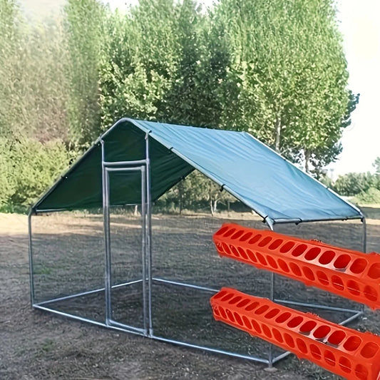 Robustes Kunststoff-Futter- und Trinkbecken für Geflügel zur effizienten Versorgung