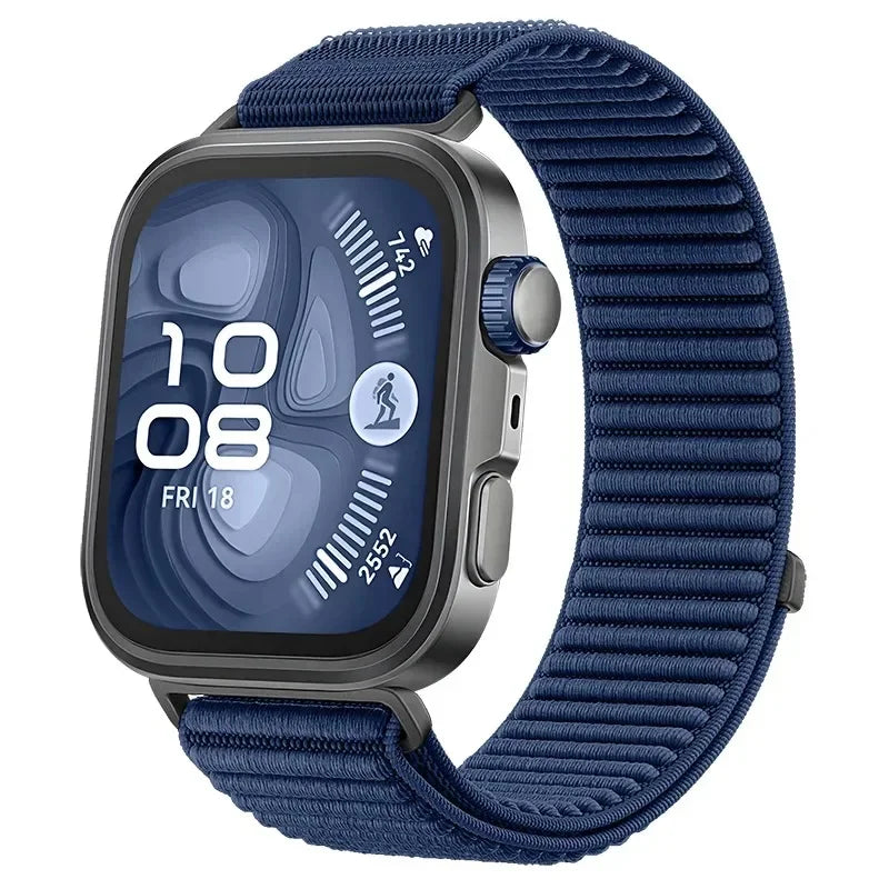 Nylon-Schlaufenarmband, atmungsaktiv und komfortabel für Smartwatches