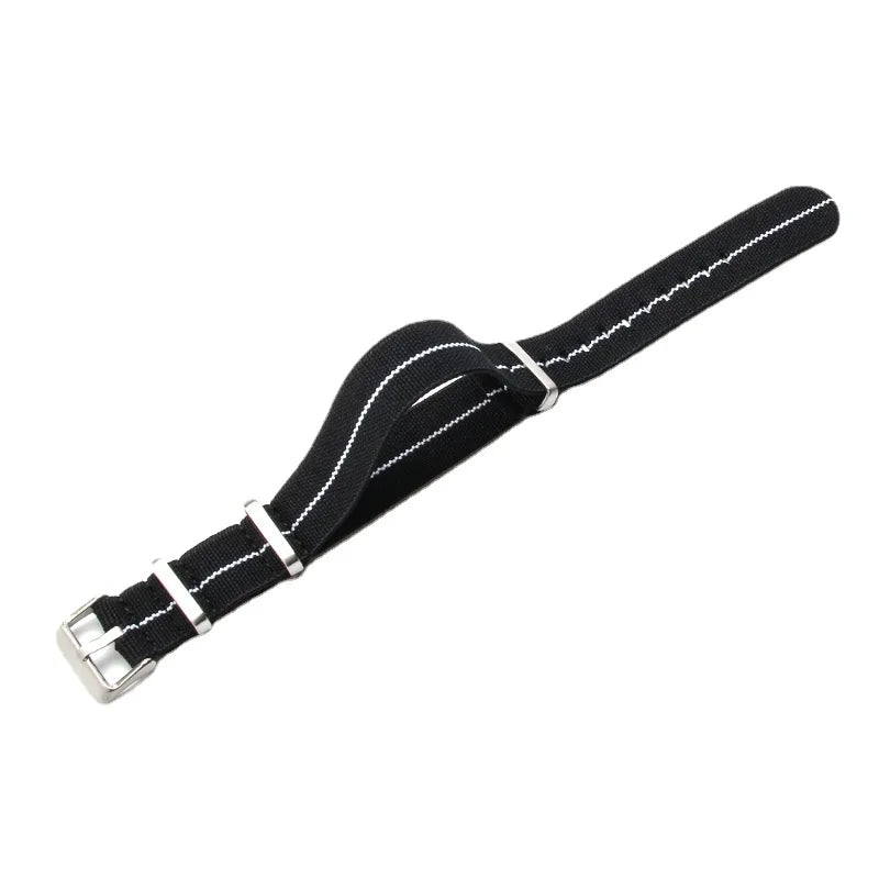 Retro Fallschirm Nylon Uhrenarmband in 18, 20 und 22 mm High Density