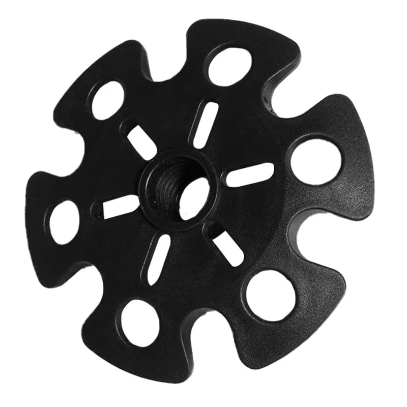 Robuster Schneeflockenkorb schwarz – 2er/4er Set für Trekking - Outdoor