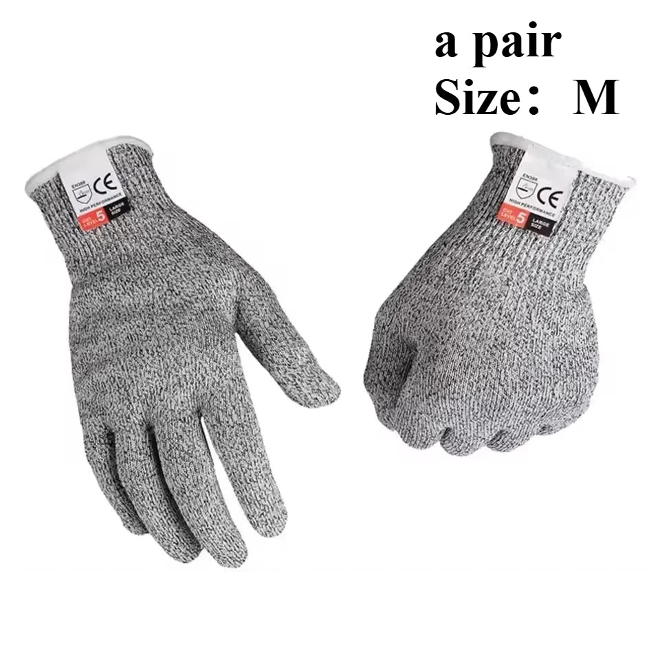 Schnittfeste HPPE Handschuhe Schutz Guantes Gartenarbeit - Küche