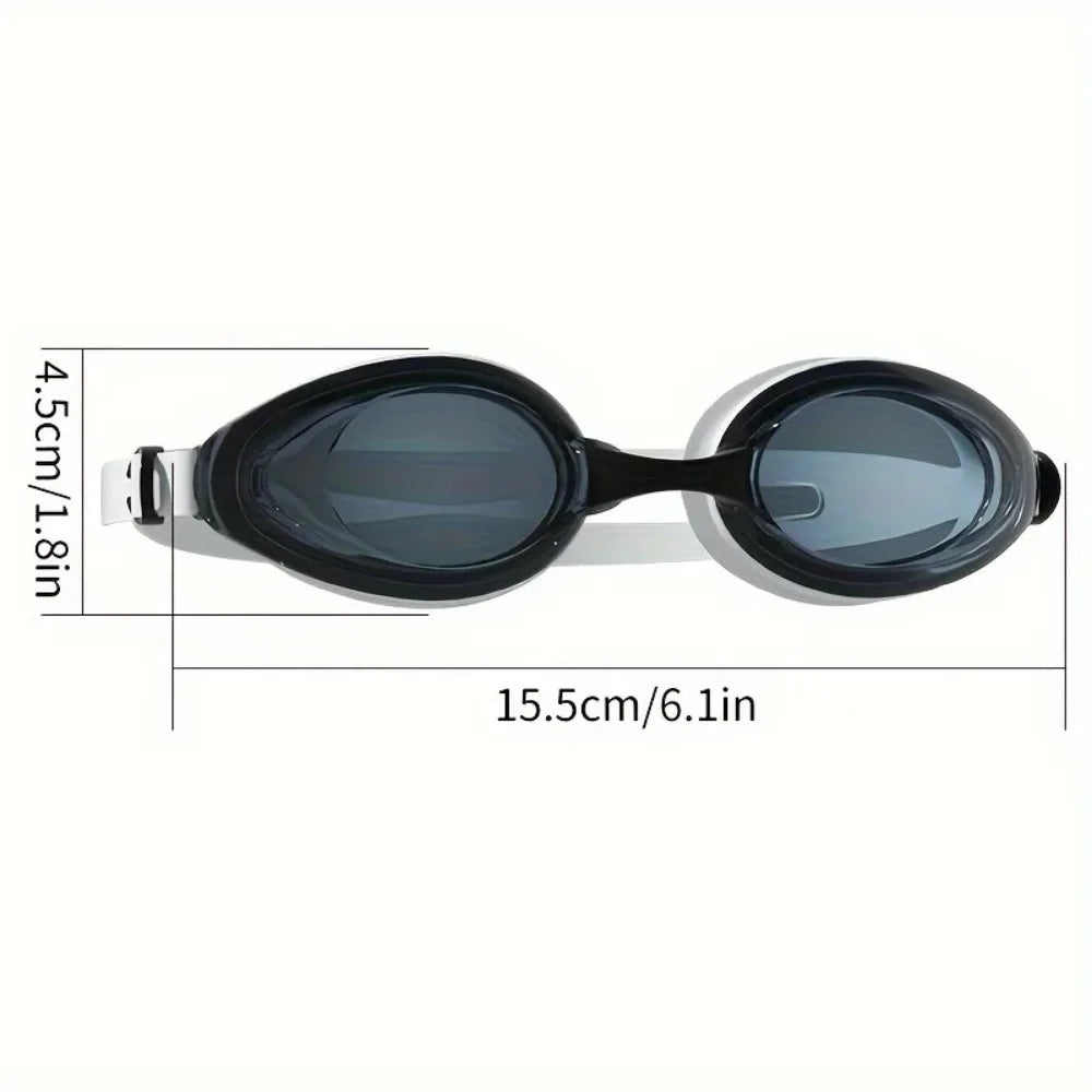 Wasserdichte Schwimmbrille mit UV-Schutz und flexiblem Silikonrahmen