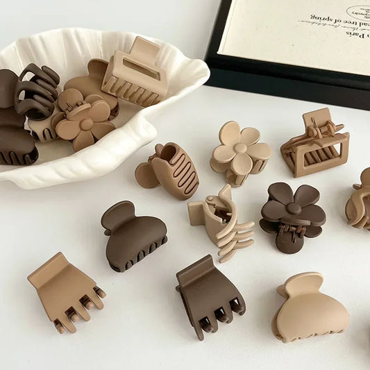 3er Set Matte Haarklammern Geometrisch für Frauen und Mädchen