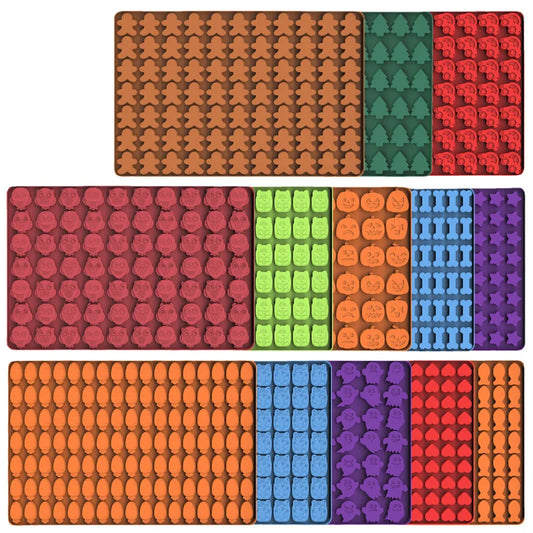 Multifunktionale Silikonform mit Tiermotiven für Backen und Snacks