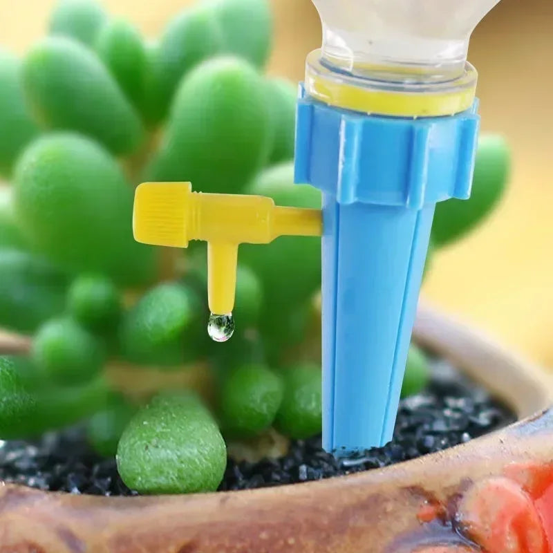 Automatische Tropfbewässerung: Selbstbewässernd - verstellbar für Garten - Pflanzen