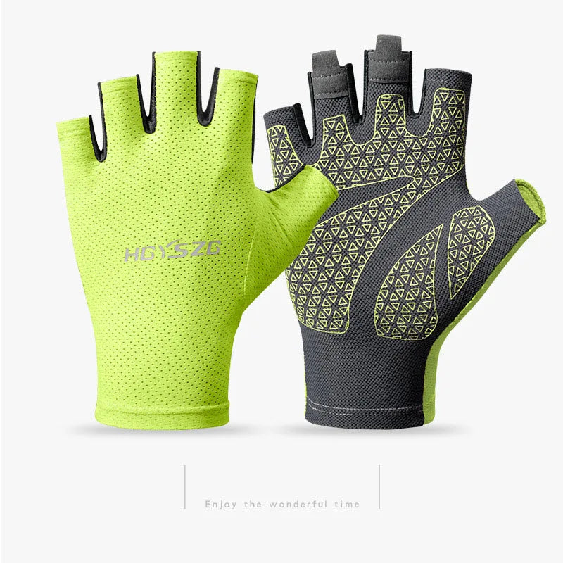 Maximaler Schutz - Flexibilität: Unisex fingerlose stoßfeste Handschuhe sommerleicht