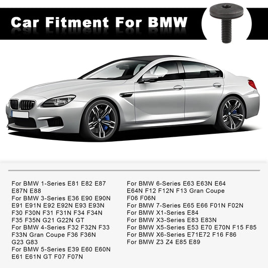 T30 Torx Schrauben M6x18 Scheinwerfer Befestigung Schwarz 5-10 Stück