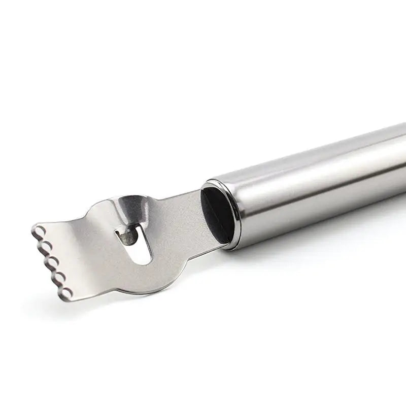 Edelstahl Zitrus Zester - Schäler mit ergonomischem Design 16cm