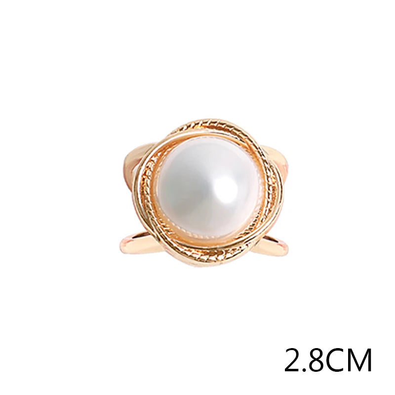Elegante Perlen-Schal Schnalle – Multifunktionales Accessoire für Damen aus Eisen