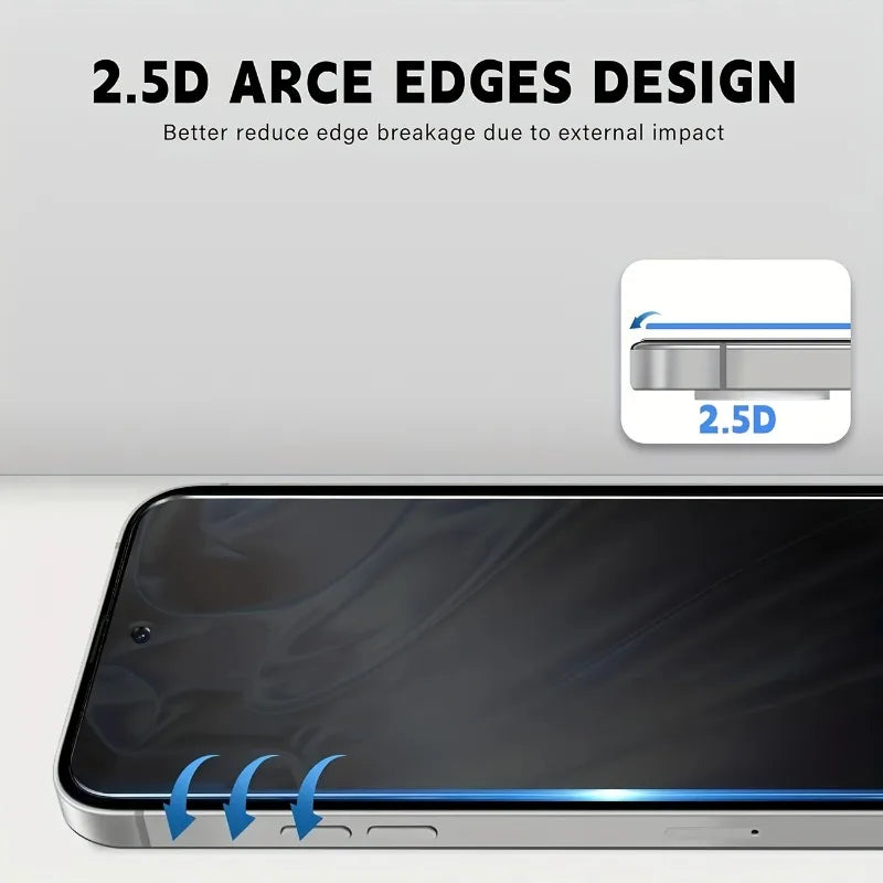3er-Set Anti-Spy Gehärtete Displayschutzfolie Vollschutz für Xperia