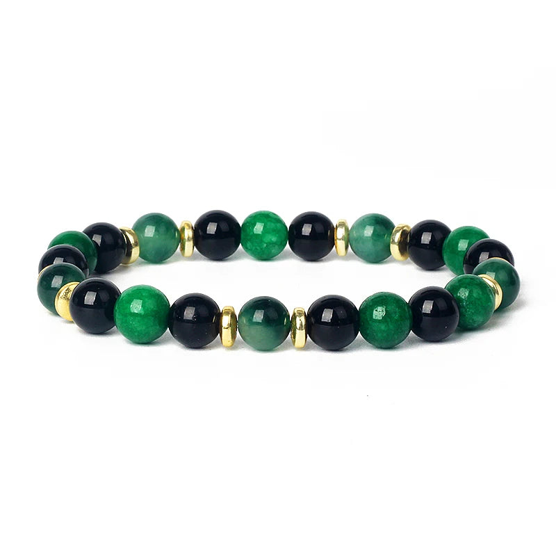 Citrin Aventurin Kristall Armband: Feng Shui Glück & Reichtum für Unisex
