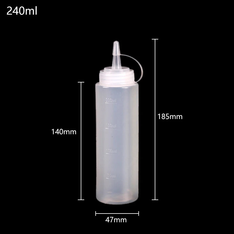 Gewürz-Quetschflaschen 240-720ml für Ketchup Senf Mayo Saucen Küche