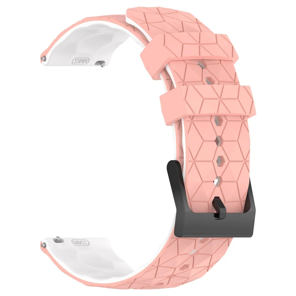 Sportliches Silikonarmband 20/22 mm mit Fußballmuster – perfekt für Xiaomi - Huami
