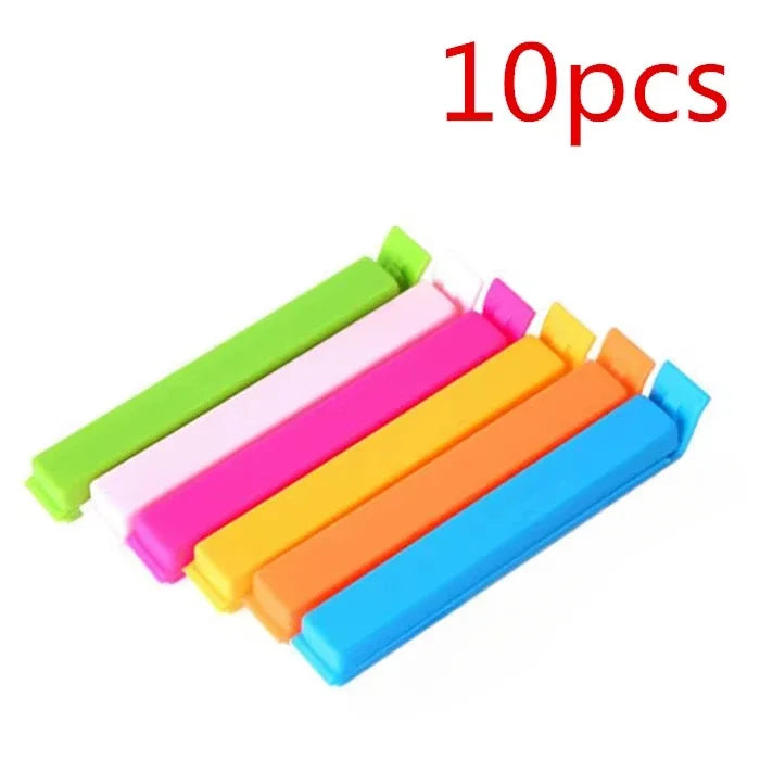 Lebensmittel Clips 10/20er Set – Frisch - Sicher Verschließen in Bunt