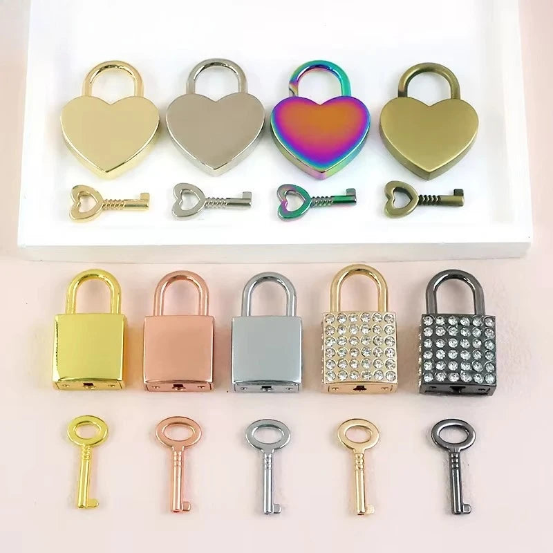 Robuster Metall-Drehverschluss für Handtaschen - Geldbörsen – 1-5 Sets