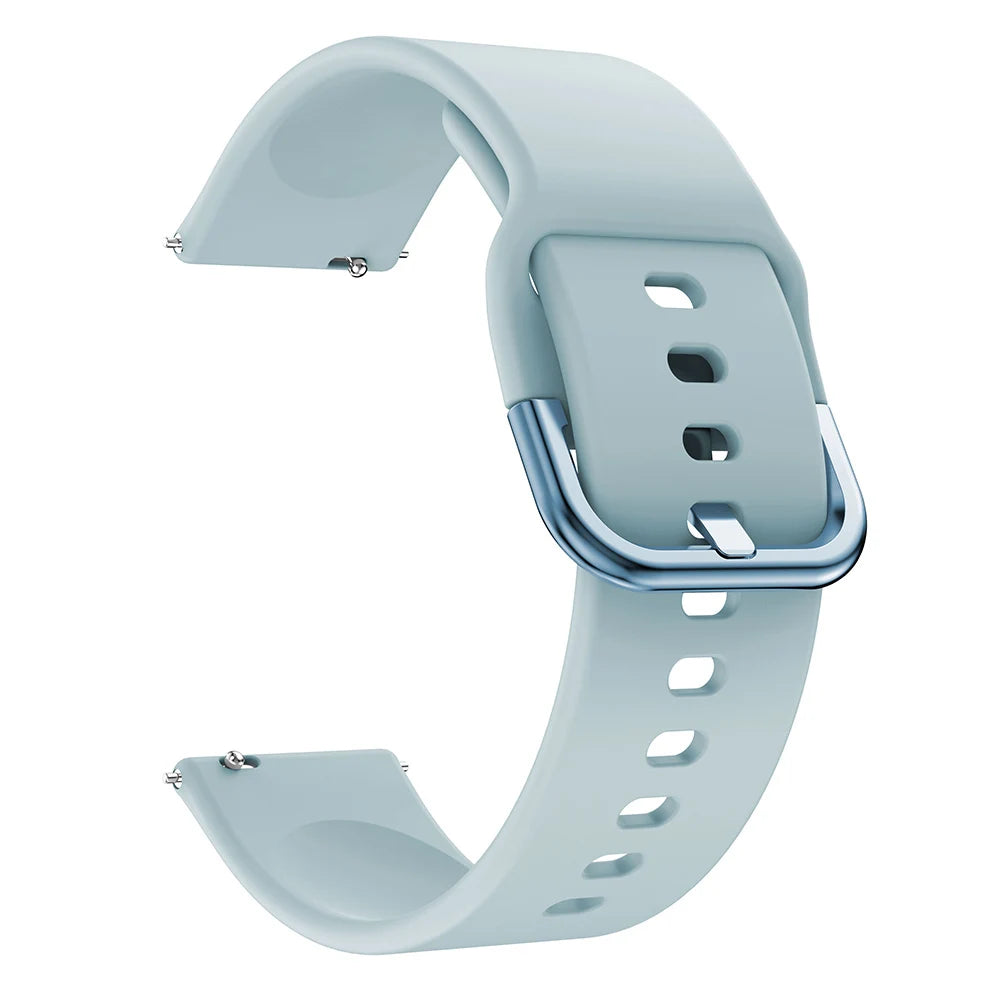 20 mm Silikonarmband kompatibel mit diversen Smartwatches komfortabel