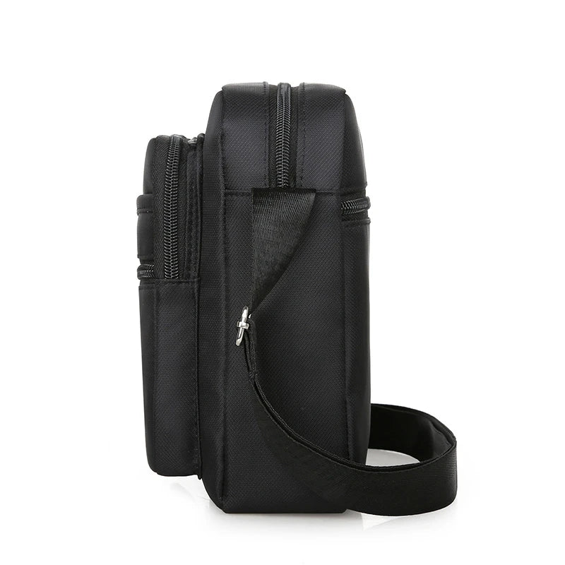 Wasserdichte Umhängetasche mit vierlagigem Reißverschluss – Unisex Businessbag