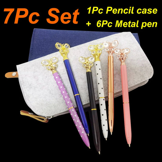 Filz Feder mäppchen 19,5 cm Schüler Stift Tasche Büro Lagerung