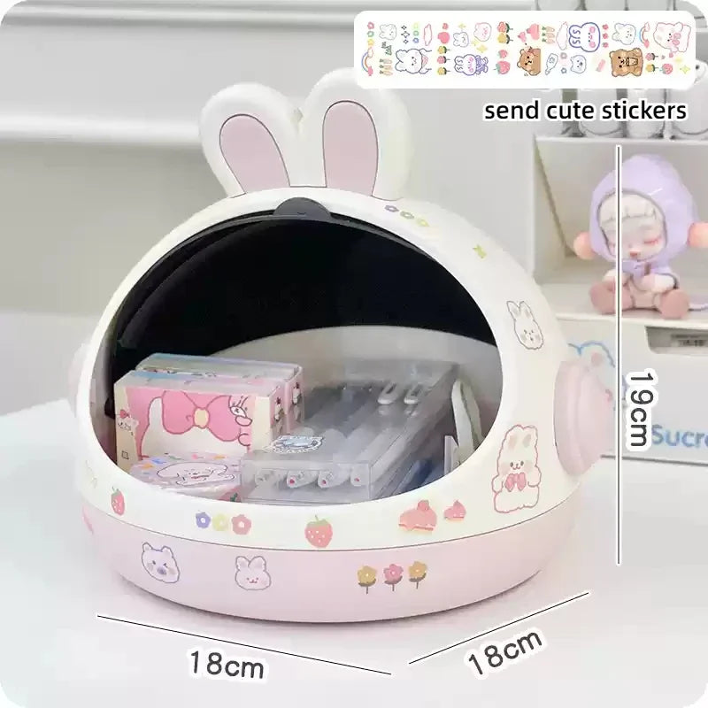Kawaii Kaninchen Schreibtisch Organizer Box für Studenten & Mädchen Deko