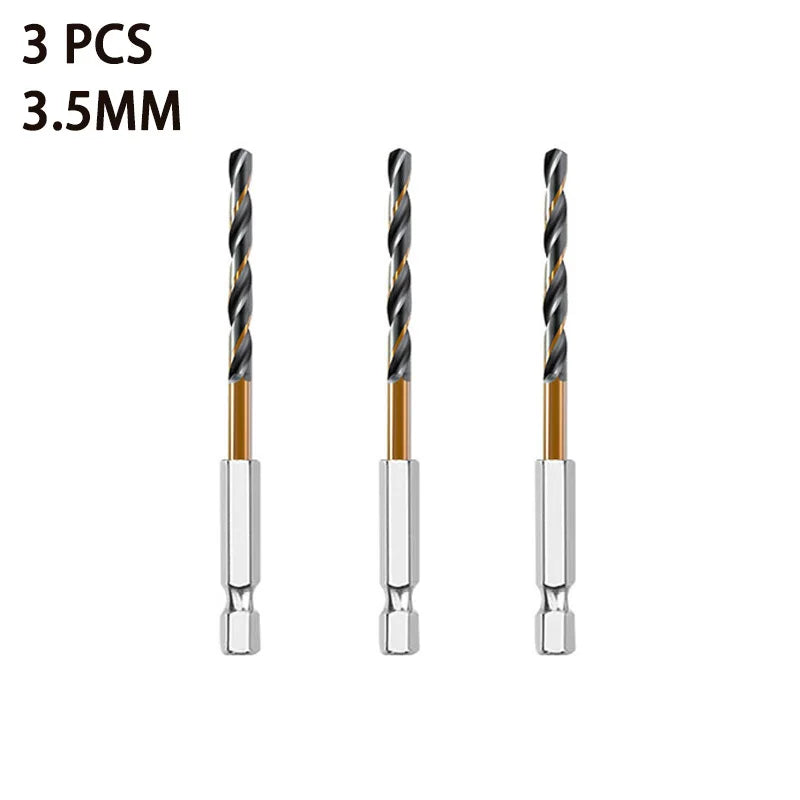 3/7/13PCS Spiralbohrer Set mit Hex Schaft für Holz und Metall