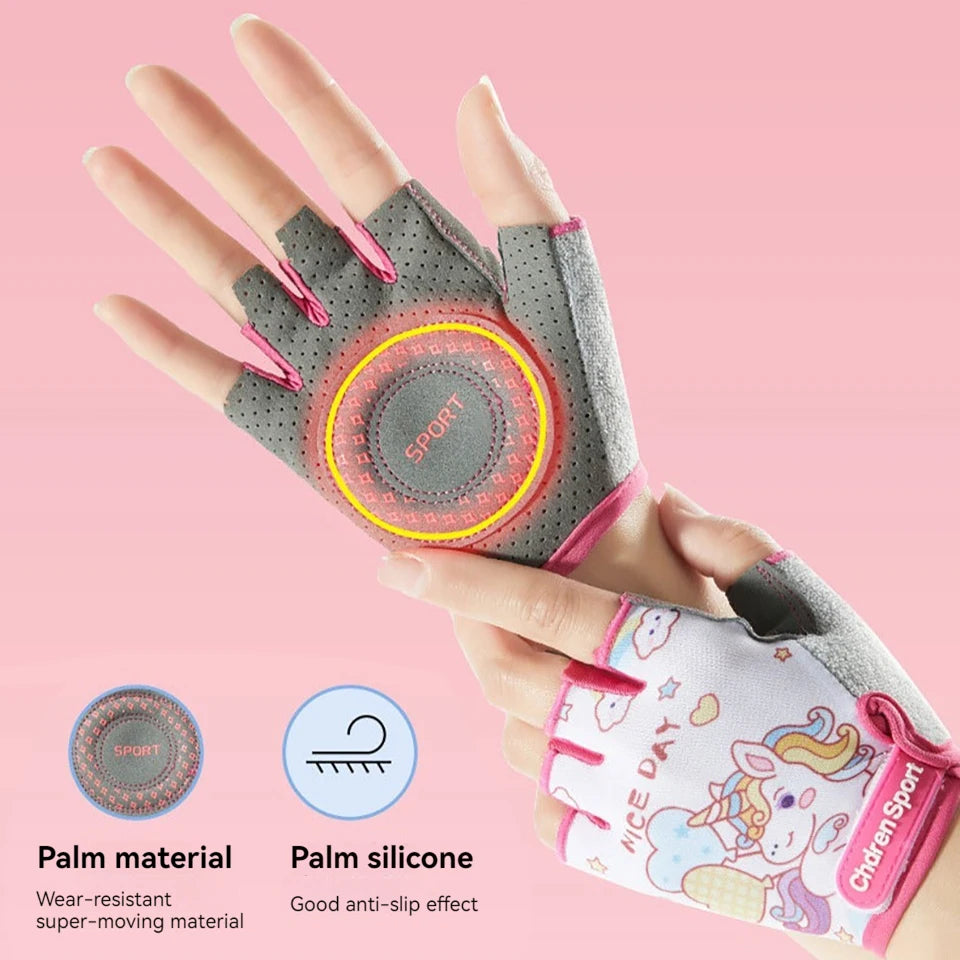 Sicherer Halt - Komfort: Kinderhandschuhe mit rutschfester Polsterung, 3 Designs