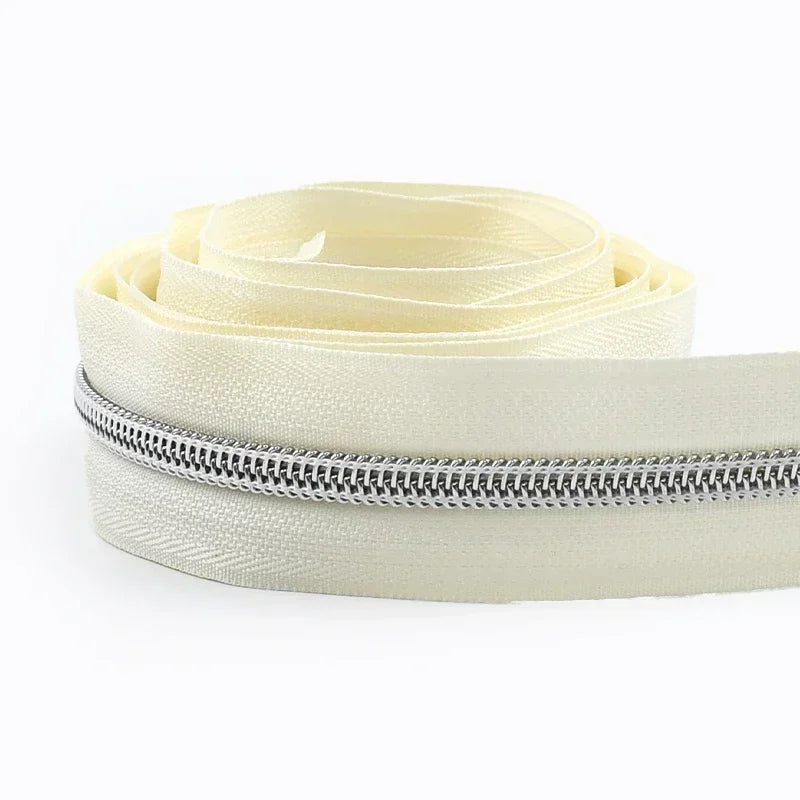 Nylon Reißverschluss Meterware DIY Kleidung Taschen Reparatur 5/10/20m Länge