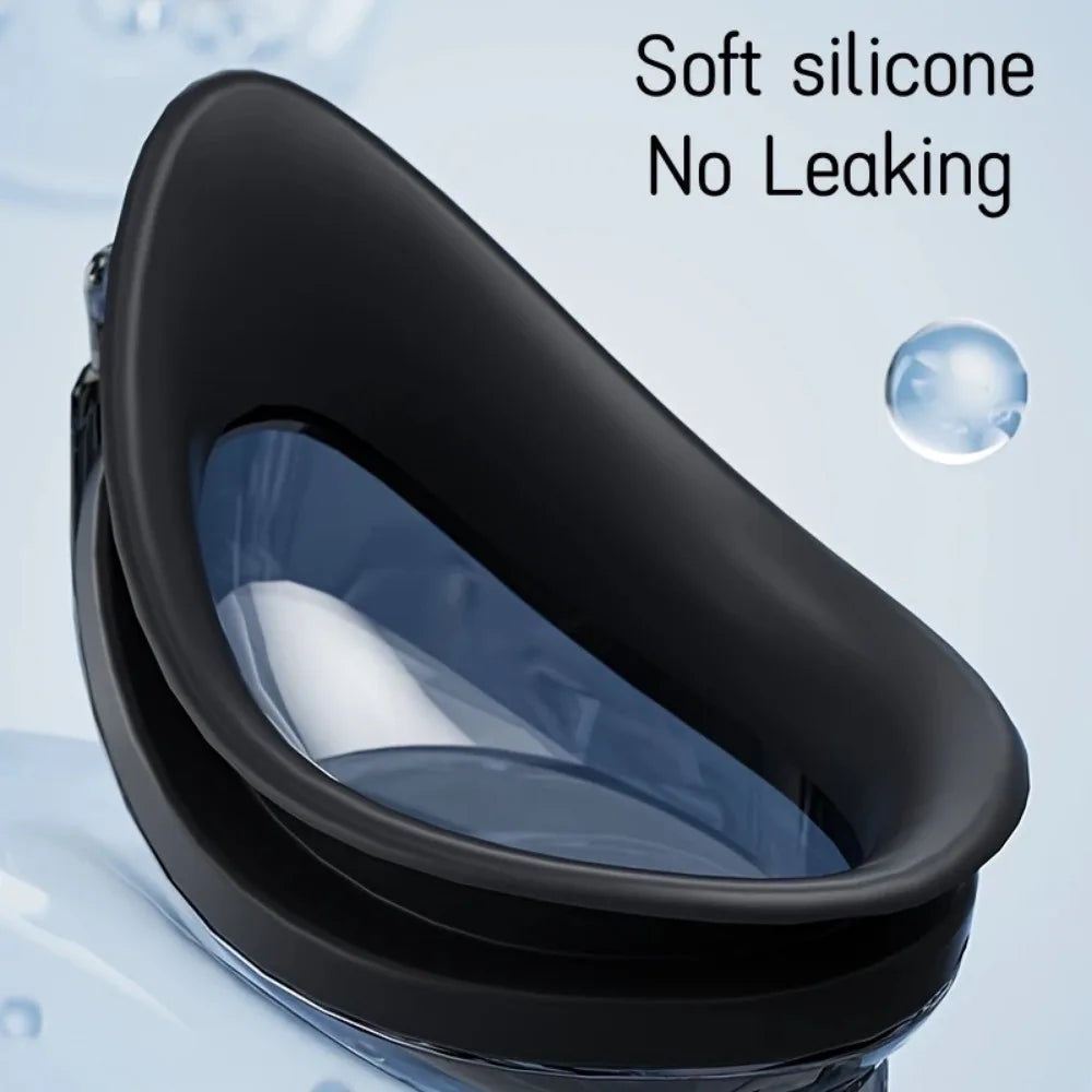 Wasserdichte Schwimmbrille mit UV-Schutz und flexiblem Silikonrahmen