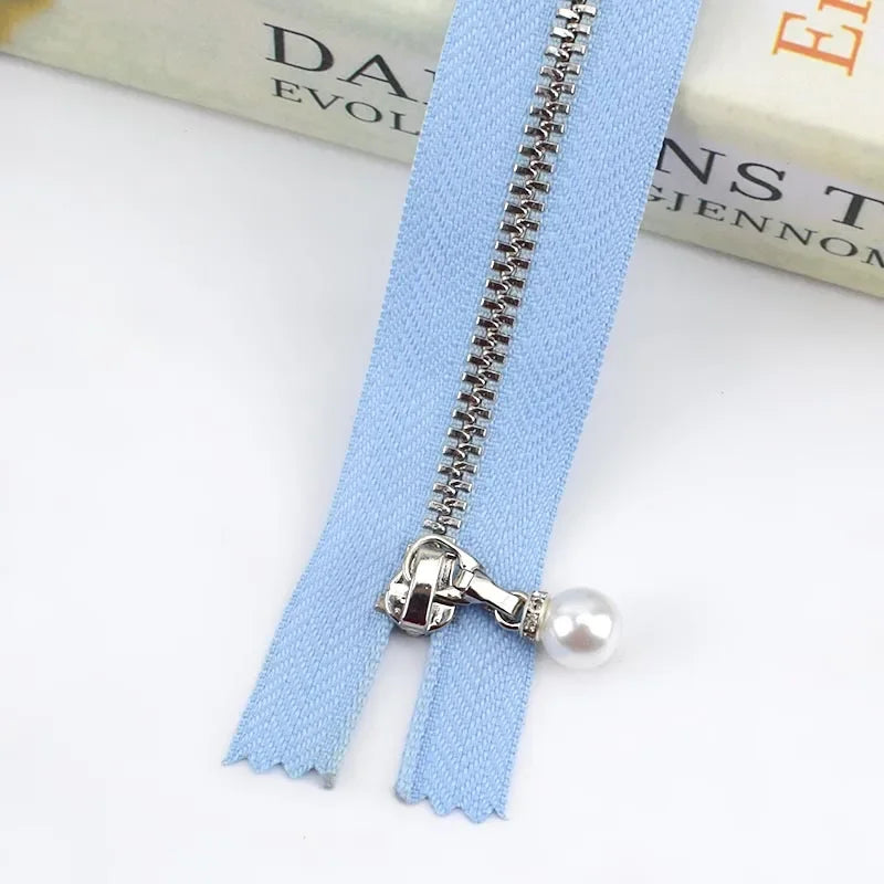 5er Set Metall Reissverschluesse offen 12-70 cm ideal fuer Taschen