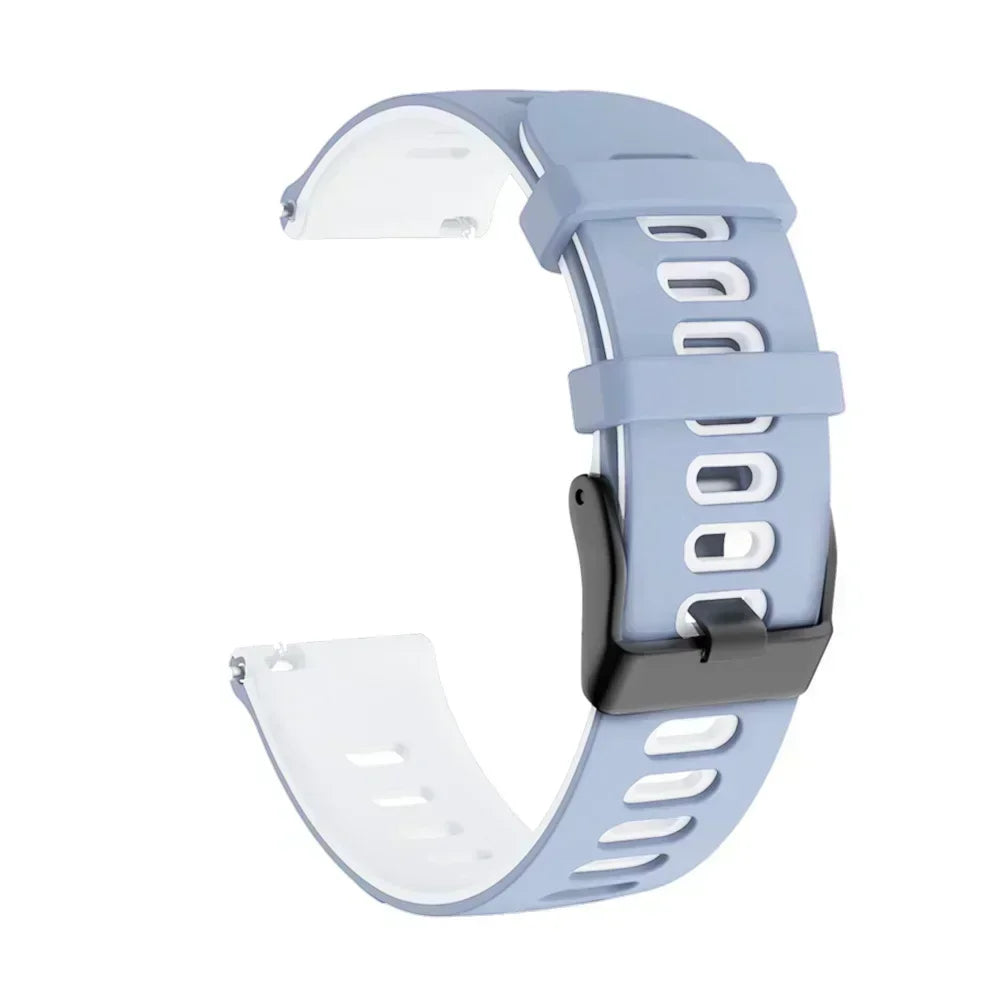 Flexibles Silikon-Sportarmband 20/22 mm – Komfort - Halt für Garmin - Co.