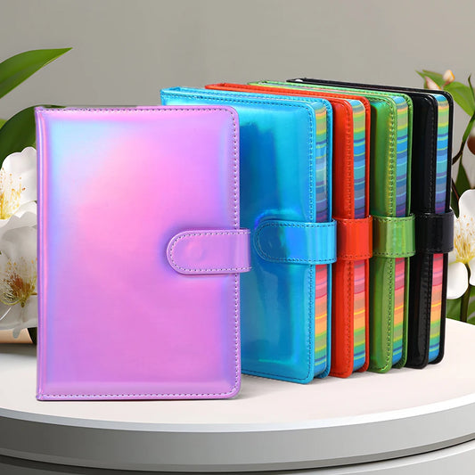 360-seitiges Laser-Gradienten-Notizbuch mit Hardcover – bunt, robust - kreativ