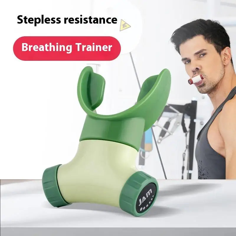 Effektives Atemtraining: Verstellbarer Silikon-Atemtrainer für bessere Lungenleistung
