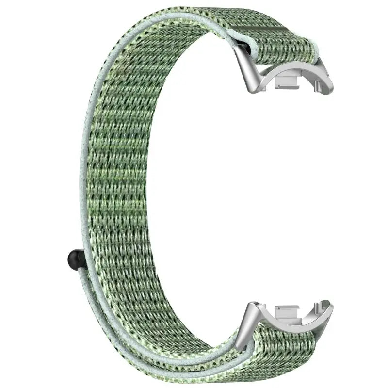 Nylon Armband für Xiaomi Band 9 8 NFC, verstellbares Handgelenkband