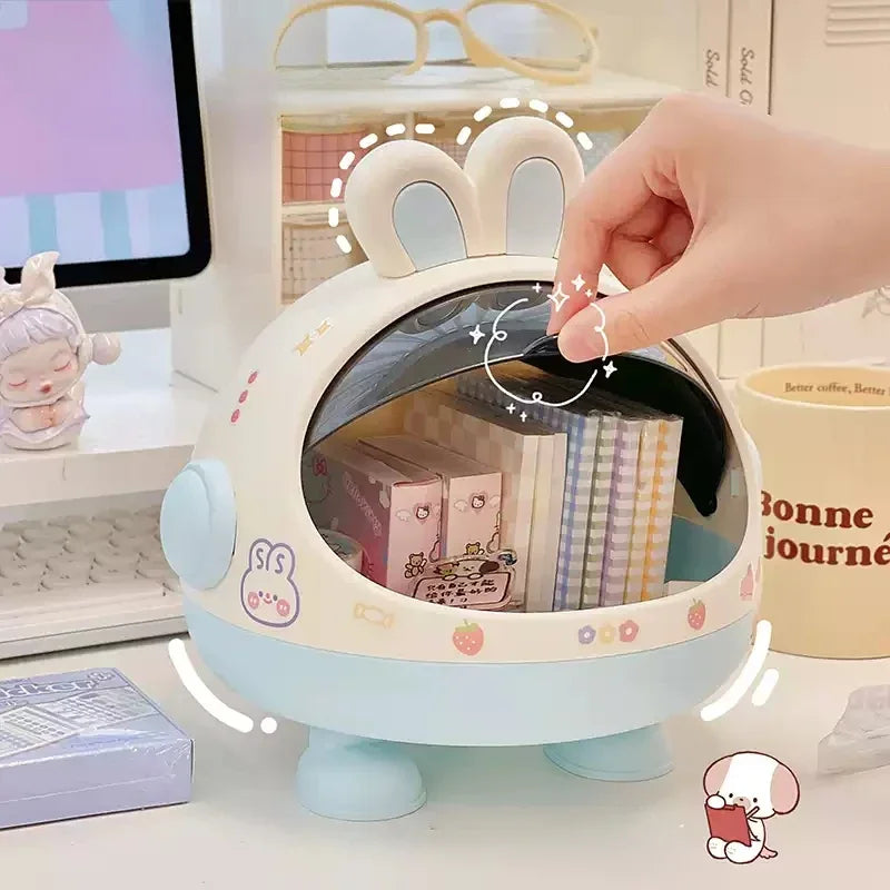 Kawaii Kaninchen Schreibtisch Organizer Box für Studenten & Mädchen Deko