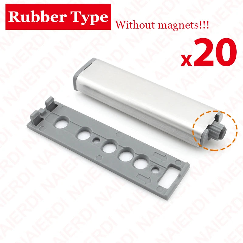 Magnetische Schrankschnäpper Push-to-Open Edelstahl – 10er/20er Pack Türriegel