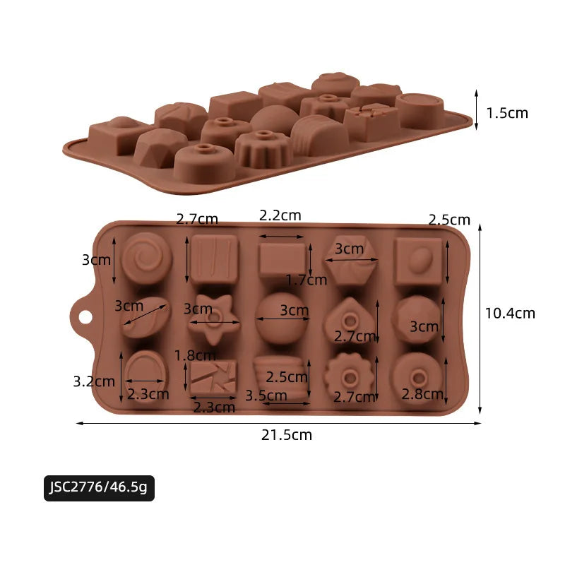 Flexible Silikon Kuchenform für Süßwaren Backen – Antihaft - Umweltfreundlich