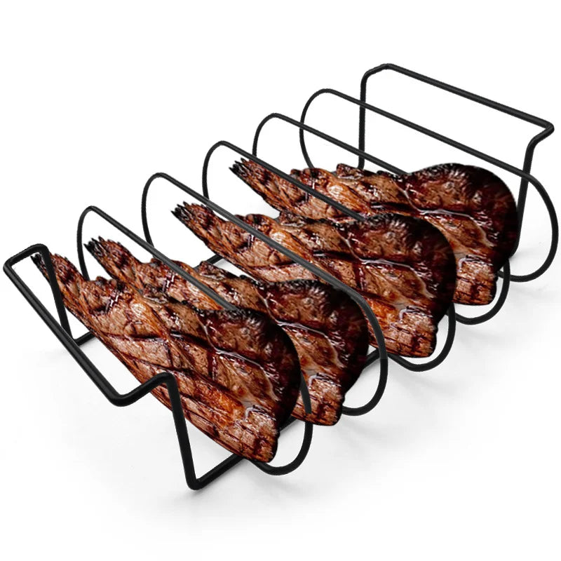 Antihaft BBQ Rippenständer – robust, hitzebeständig - leicht zu reinigen