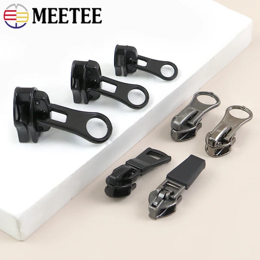 20x Metall Reißverschlussschieber Set #3 #5 #8 #10 wasserdicht Nylon-Zipper DIY