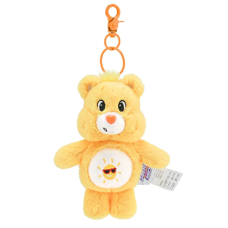 Kawaii Regenbogen Carebears Plüschanhänger mit Sound – süß - weich, ideal Geschenk