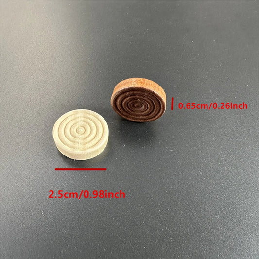Runde Holzprüfer 2,5 cm – Präzise Schach- und Brettspiel-Steine