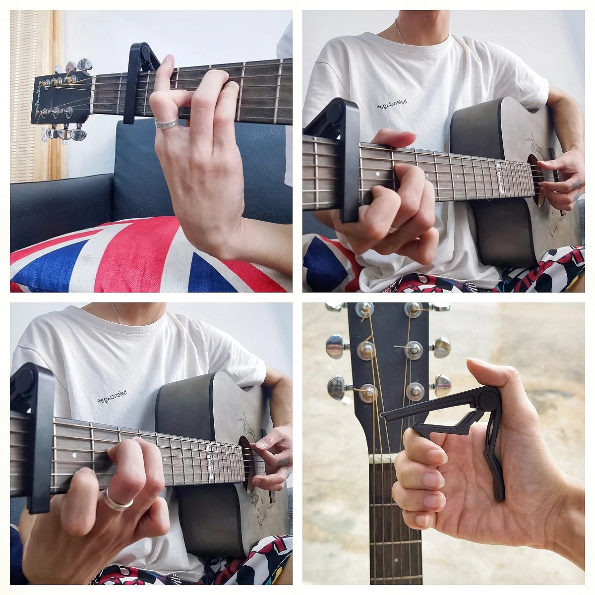 Gitarren-Kapodaster Aluminiumlegierung für akustische klassische E-Gitarren