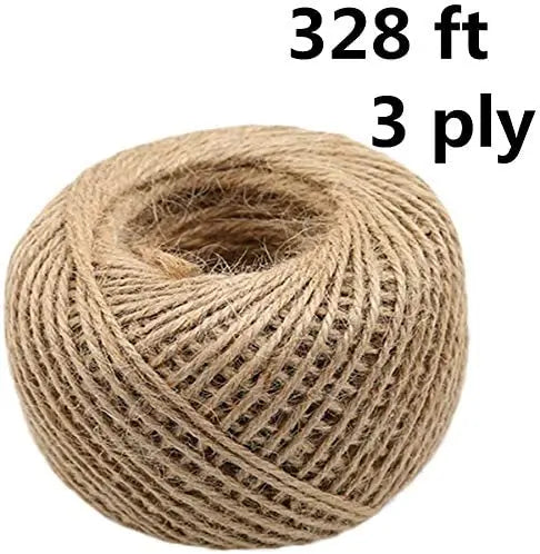 Natürliche Jute Schnur 1 - 2mm – Robust, umweltfreundlich, 50/100m Rolle