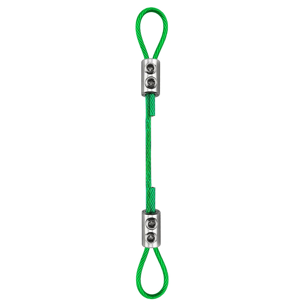 Verstellbares Drahtseil-Kabelbefestigungsset 2mm-3mm PVC Edelstahl